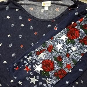 2X Americana Irma and TC2 leggings